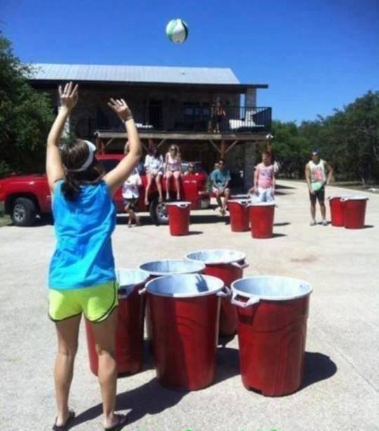 Beer Volleyball