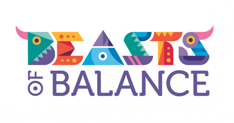 The logo for the boardgame Beasts of Balance
