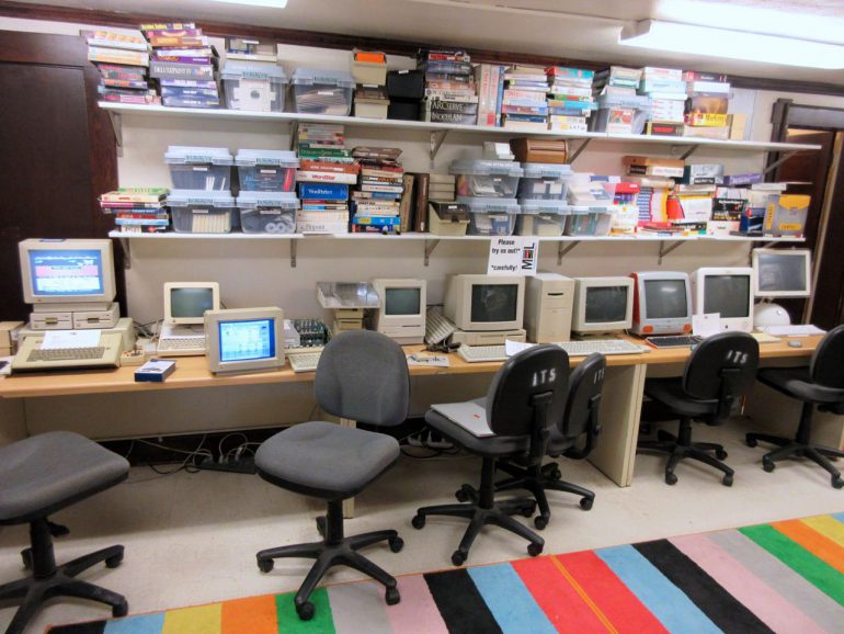 a photo of the media archaeology lab
