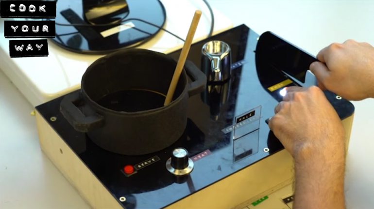 a photograph of the controller for cook your way