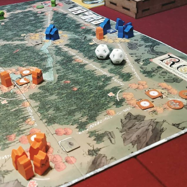 a photograph of the boardgame Root