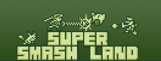 the title image for super smash land